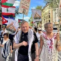 Hundreds gathered in Stockholm to protest Israel’s attacks on Gaza
