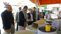 Acting Minister of Economy visits Al-Balad Al-Tayyibah Festival for Agricultural Products