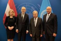 Austria's Leadership Presents Diplomacy in Times of Global Upheaval in New York