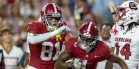 Russell Leads No. 8 Alabama Past South Carolina, 49-18