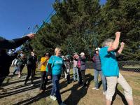 Two decades of fundraising for ovarian-cancer treatment celebrated at annual walk