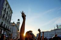 Madrid housing protest camp grows