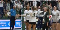 Michigan State volleyball upsets No. 14 Penn State in four sets for MSU’s first Top-15 win since 2023