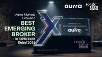 Aurra Markets Crowned 'Best Emerging Broker' at Forex Expo Dubai 2026