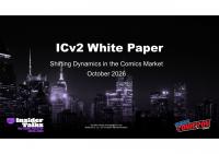 ICv2 White Paper to Cover Shifting Dynamics in Comics and Graphic Novel Market