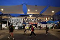 Madrid housing protests enter third day after pensioner's eviction