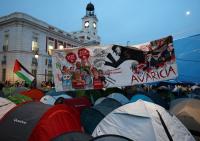 Madrid housing protests enter third day after pensioner’s eviction