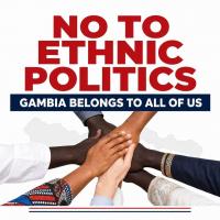 No to ethnic politics, Gambia belongs to all