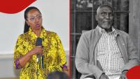 Kenyans comfort Martha Karua after losing her beloved father
