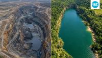 A 300-meter-deep coal mine in Spain is now a giant lake holding 547 billion liters, and the transformation took 4 years