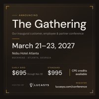 Lucasys Announces The Gathering, Its Inaugural Customer Conference