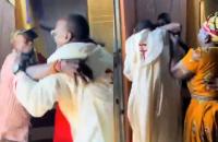 The moment a fight broke out at All Saints church - Priest exchanges blows with a politician (VIDEOs)