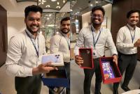 UAE entrepreneur couple surprises employees with iPhones after initial chocolate prank
