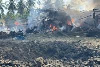 Myanmar military airstrike kills 33 in market area