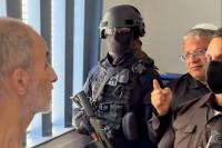 Israel's Ben-Gvir Posts Video Telling Handcuffed Hamas Prisoner: 'I Want To Kill You. I Want To Execute You'
