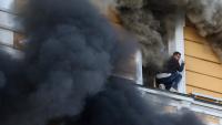 Russian drones hit Kyiv science academy and hospital