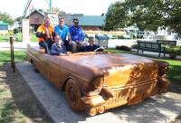 Cadillac wood sculpture nod to Chatham-Kent as Classic Car Capital of Canada