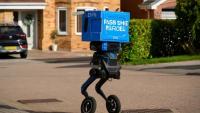Evri deploys two-legged ROBOTS to hand out parcels to customers in UK town – and it can even walk up stairs