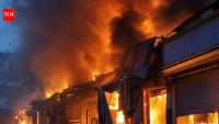 Fire guts two textile shops in Nedumangad