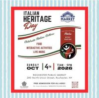 Cugini di Roc Will Host Fourth Italian Heritage Day At the Public Market