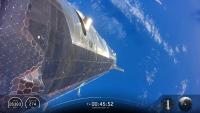 Starship reaches orbit for the first time, deploys satellites, circles Earth