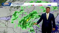 Video: Breezy, rainy weather continues