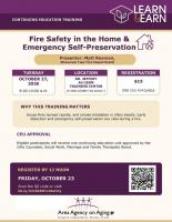 Area Agency on Aging 3 Offering Continuing Education Opportunity