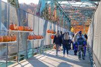 RiverFire Returns To New Hampshire With Hundreds Of Glowing Pumpkins Lighting The Berlin Mills Bridge