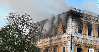 Russian drone strikes National Academy of Sciences building in Kyiv, killing one (UPDATED)