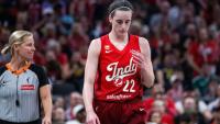 WNBA Playoffs: Caitlin Clark talks Indiana Fever offense struggling in game 1 against Las Vegas Aces