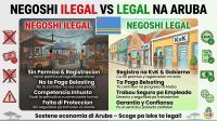 Widespread lack of enforcement and government inaction continue to hinder legal trade in Aruba