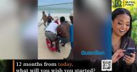 TOURIST RESCUE FROM DROWNING