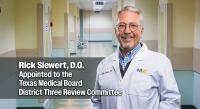 Governor Abbott Appoints Siewert to Texas Medical Board District Three Review Committee