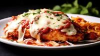 Crispy Chicken Parmesan with Pasta.. An Easy Italian Recipe