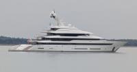 Huge $200m superyacht owned by Kazakh billionaire spotted off Isle of Wight