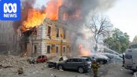 Russian drone strikes hit historic heart of Kyiv