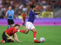 Olise scores sensational late strike to give France 1-0 win over Belgium