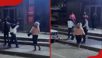 Nairobi: Side chick fights married man on street, allegedly refuses to let him go home