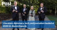 Literature, diplomacy, tech, and journalism lauded at 2026 UL Alumni Awards