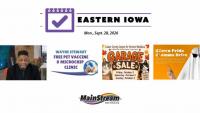 Dubuque pet vaccine clinic, Tipton garage sale for animals, BTown Pride costume drive, “Black in the Upper Mississippi” documentary: Eastern Iowa 9-28-26