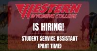 Hiring: Western Wyoming College – Student Service Assistant (Part-Time)