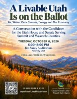 Utah House, Senate candidates to discuss air, water, energy, data centers, economy at Park City forum
