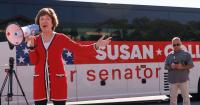 GOP Sen. Susan Collins' Office Vandalized with Vulgar Message Amid Tight Midterm Race