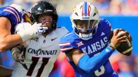 Jalon Daniels highlights: Kansas QB's 445-yard, 4-TD day vs. Cincinnati in 2025