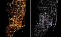 Earth's cities are changing COLOUR: Astronaut photos taken just 13 years apart reveal how night lights have morphed from yellow to white across the globe