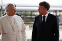 Pope Leo XIV bids farewell to France