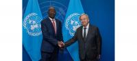 Foreign Minister Holds Talks with UN Secretary-General