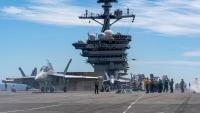 Another San Diego-based aircraft carrier departs for the Middle East