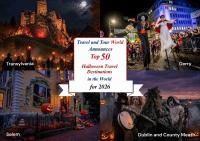 Travel And Tour World Announces Top 50 Halloween Travel Destinations in the World for 2026