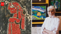 In 1952, M.F. Hussain painted ‘The Red Girl’; today, it sells for ₹65 crore at Mumbai auction